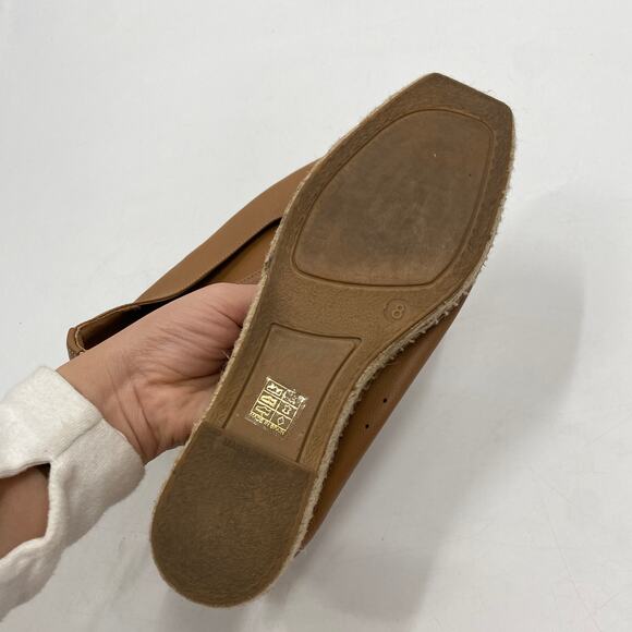 Everlane brown leather espadrille flats - Picture 5 of 7